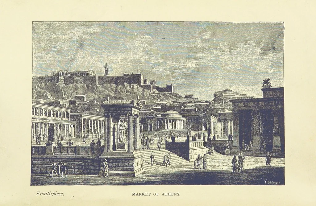 An illustration from The Story of Greece, 1885, leaf 10