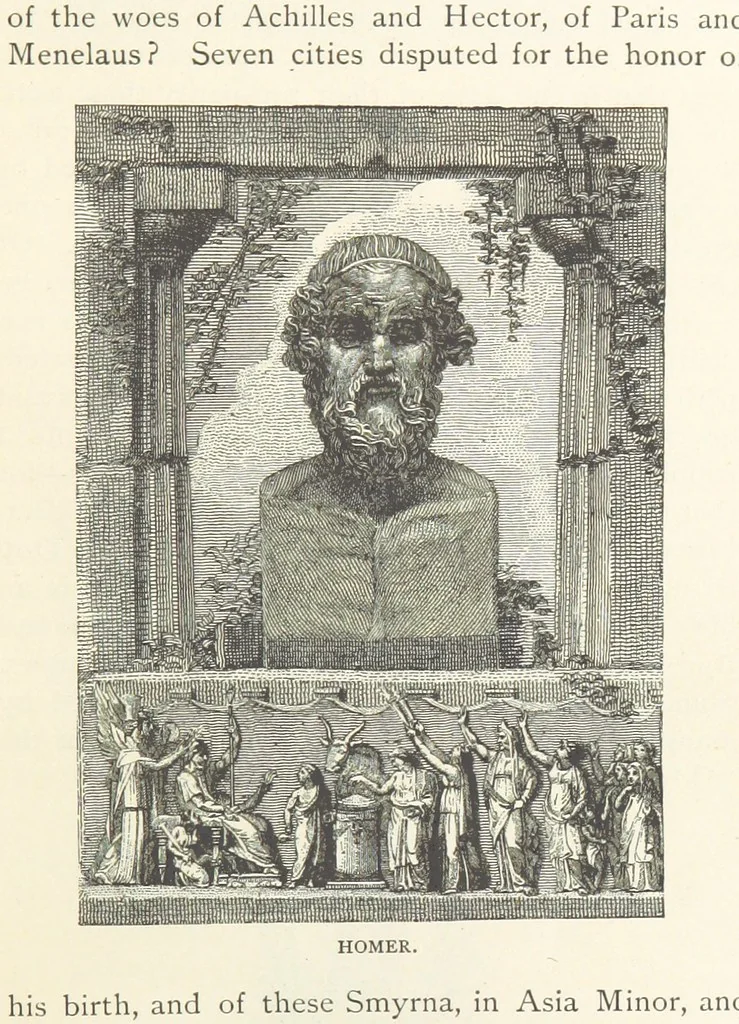 An illustration from The Story of Greece, 1885, leaf 107