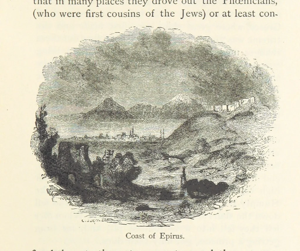 An illustration from The Story of Greece, 1885, leaf 259