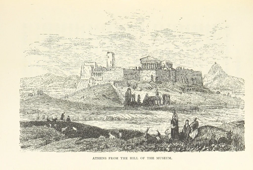 An illustration from The Story of Greece, 1885, leaf 421