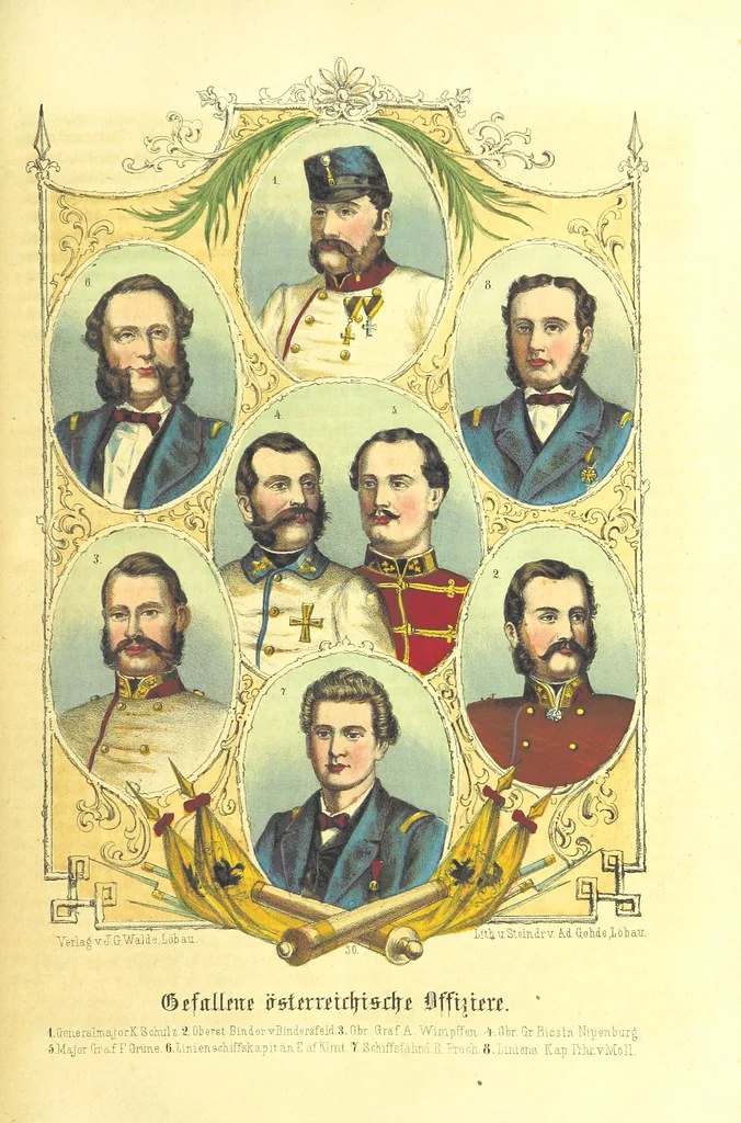 An illustration from Illustrirtes Gedenkbuch der Kriegsereignisse des Jahres 1866, etc, 1868, leaf 305
