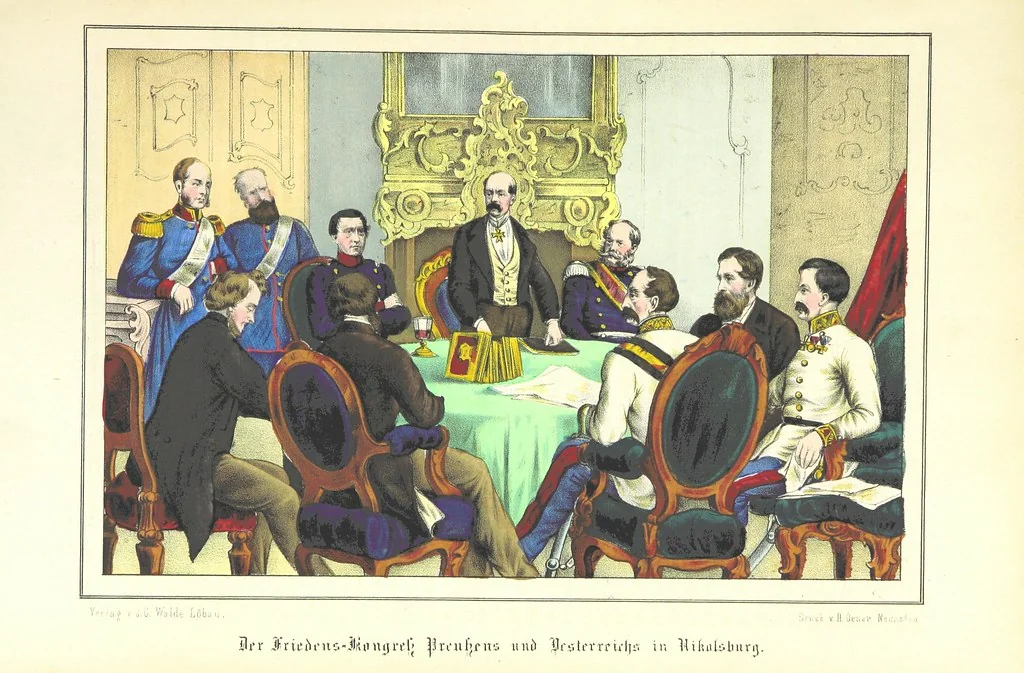 An illustration from Illustrirtes Gedenkbuch der Kriegsereignisse des Jahres 1866, etc, 1868, leaf 395