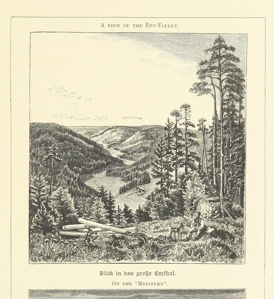 An illustration from Wildbad ... Illustrated by H. Drück [and others], etc, 1888, leaf 101