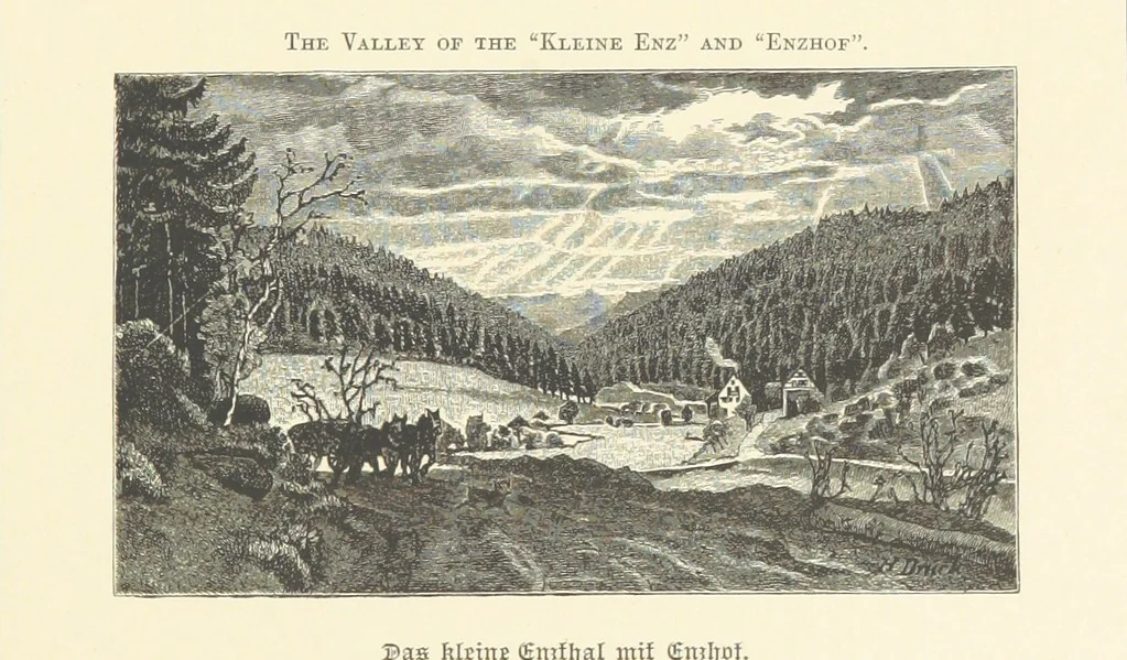An illustration from Wildbad ... Illustrated by H. Drück [and others], etc, 1888, leaf 103