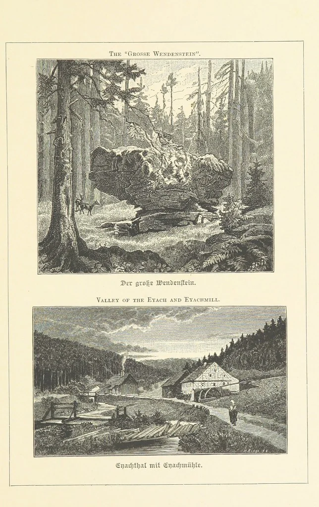 An illustration from Wildbad ... Illustrated by H. Drück [and others], etc, 1888, leaf 115