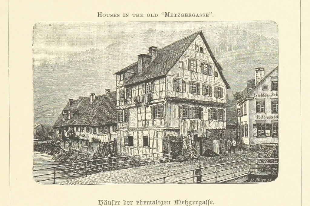 An illustration from Wildbad ... Illustrated by H. Drück [and others], etc, 1888, leaf 33