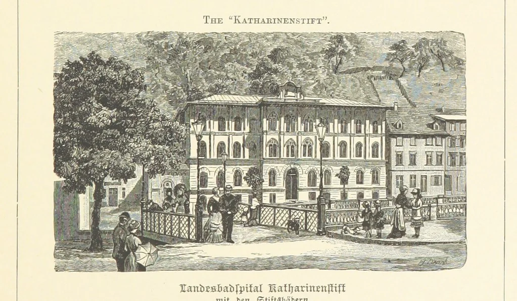 An illustration from Wildbad ... Illustrated by H. Drück [and others], etc, 1888, leaf 63