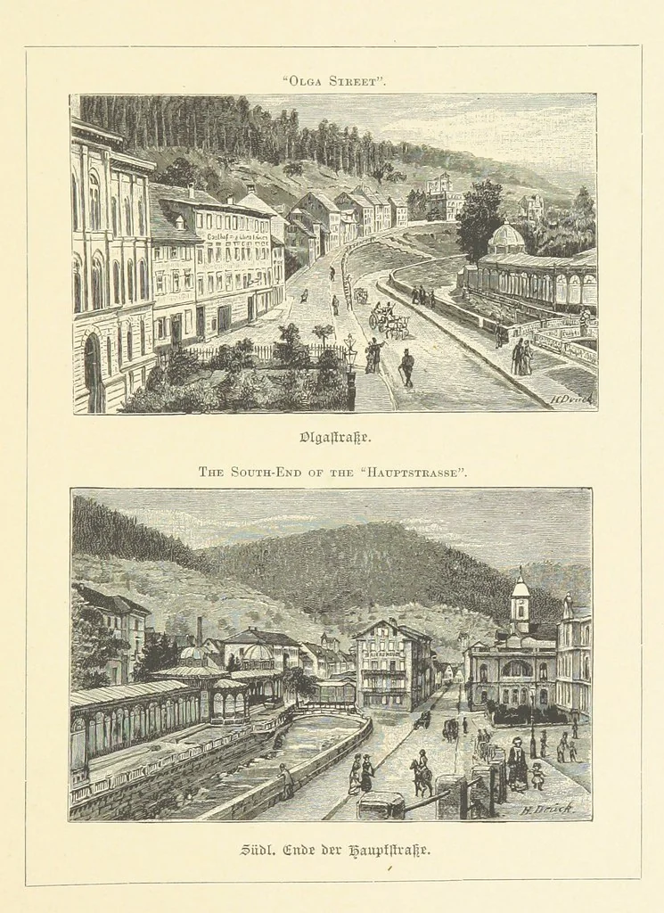 An illustration from Wildbad ... Illustrated by H. Drück [and others], etc, 1888, leaf 81