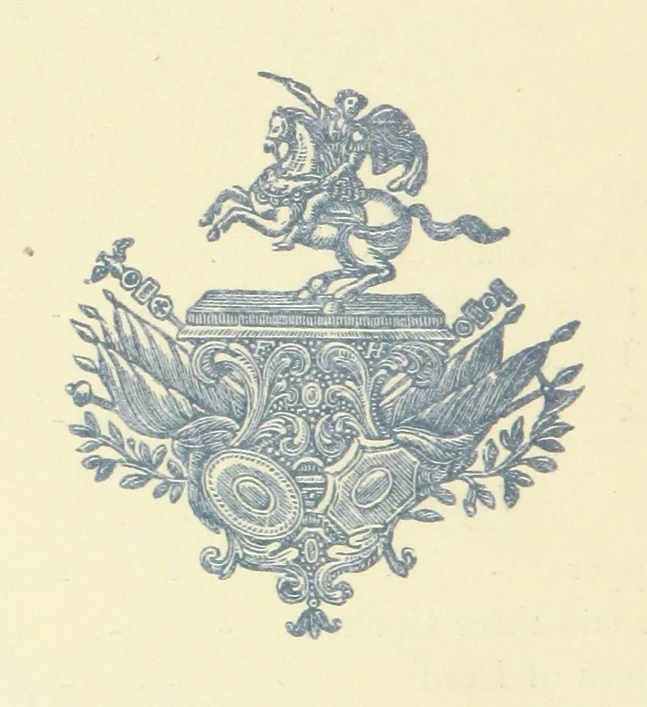 An illustration from Memorials of Holdenby, 1868, leaf 160