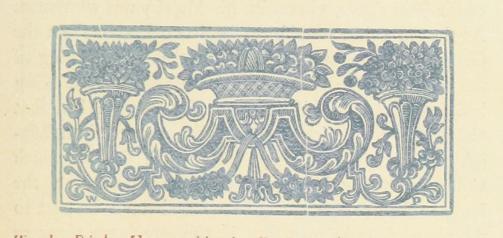 An illustration from Memorials of Holdenby, 1868, leaf 187