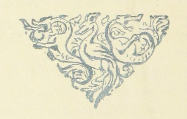 An illustration from Memorials of Holdenby, 1868, leaf 202