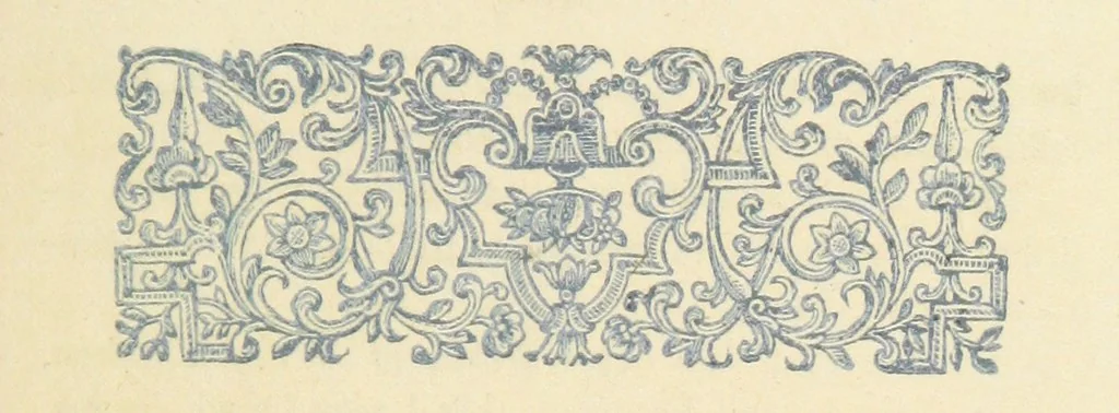 An illustration from Memorials of Holdenby, 1868, leaf 205