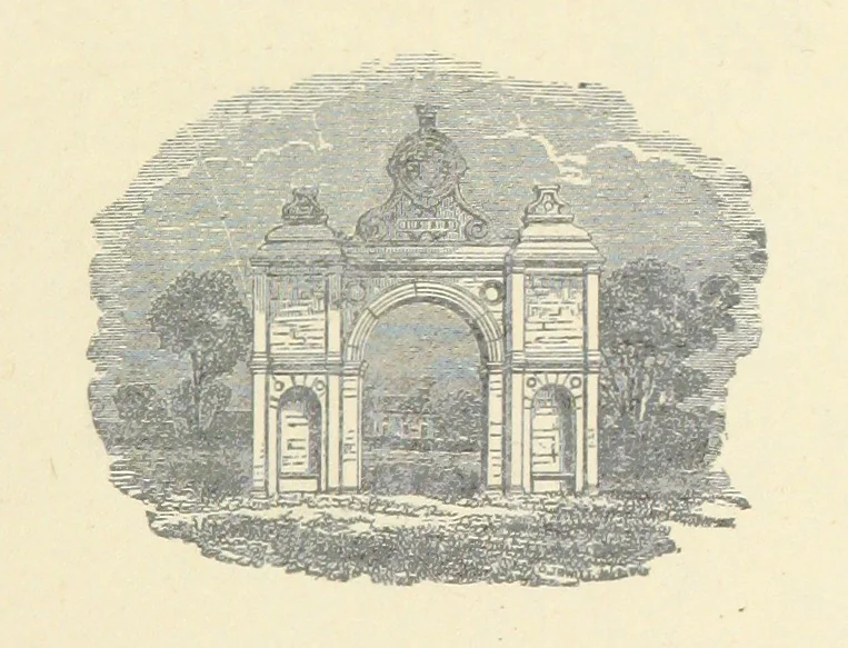 An illustration from Memorials of Holdenby, 1868, leaf 229