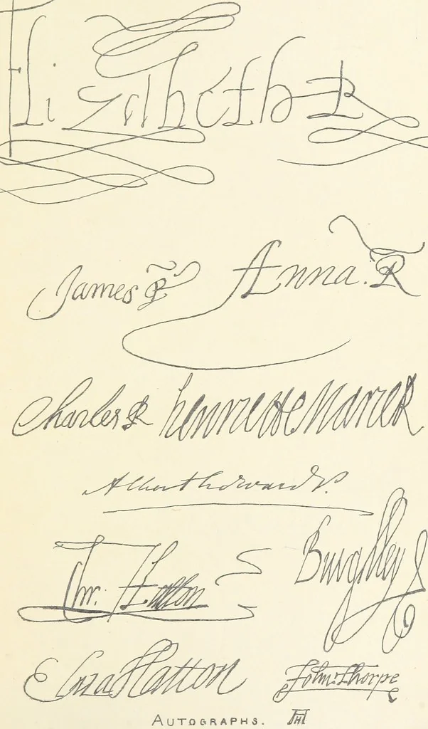 An illustration from Memorials of Holdenby, 1868, leaf 253