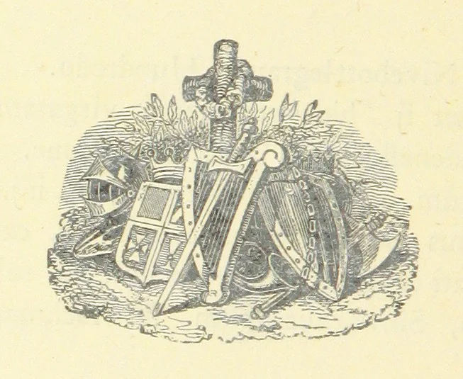 An illustration from Memorials of Holdenby, 1868, leaf 256
