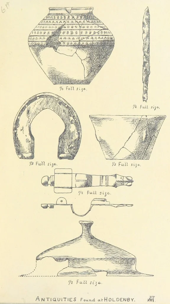 An illustration from Memorials of Holdenby, 1868, leaf 31