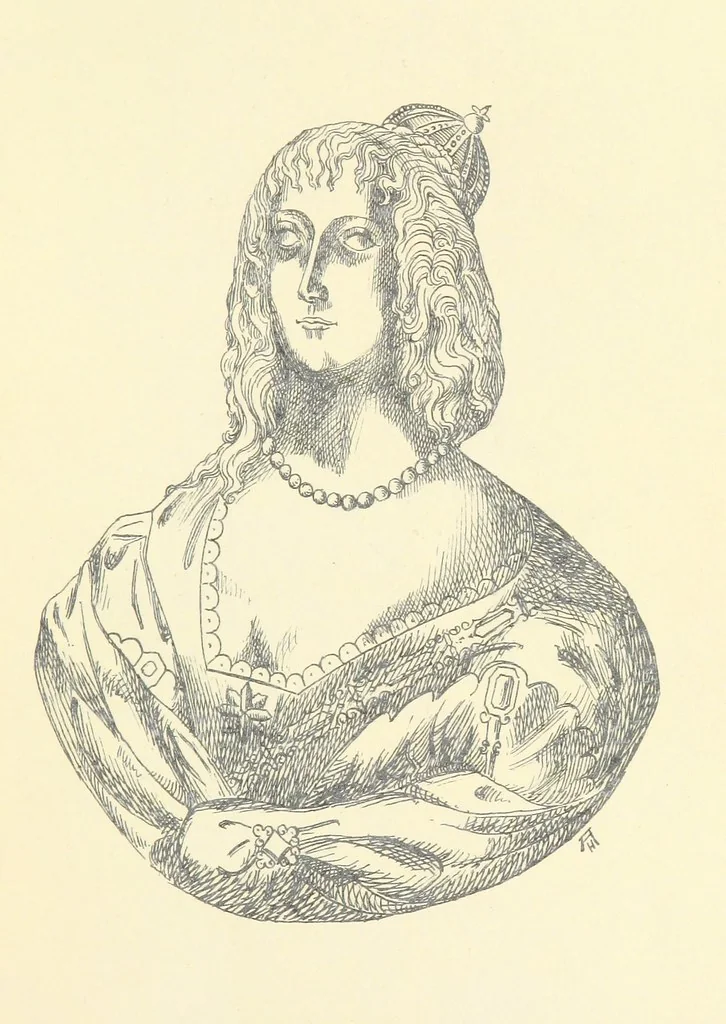 An illustration from Memorials of Holdenby, 1868, leaf 61