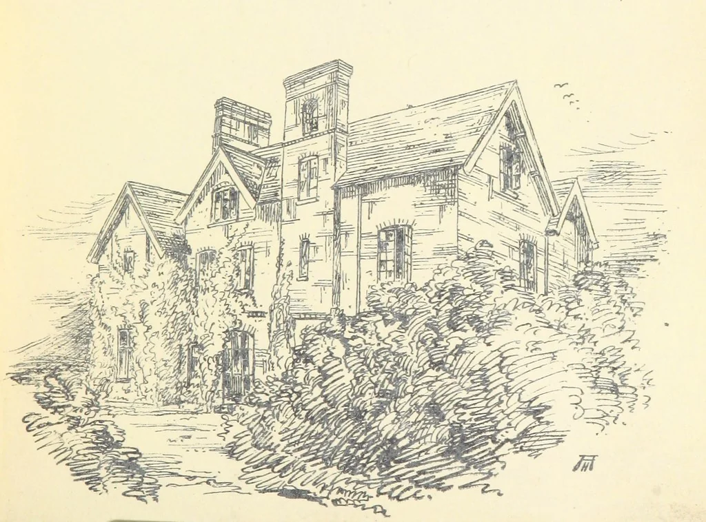 An illustration from Memorials of Holdenby, 1868, leaf 97