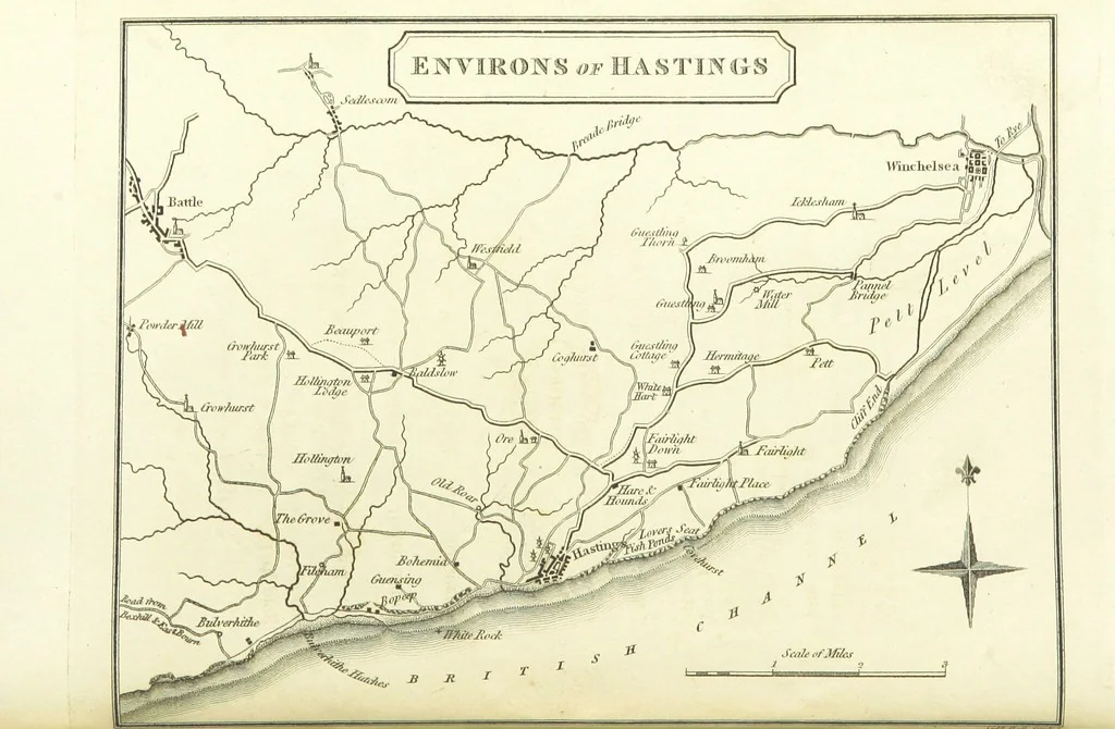 An illustration from Hastings Guide. Second edition. A concise ... sketch of Hastings, Winchelsea, and Rye, etc, 1827, leaf 163
