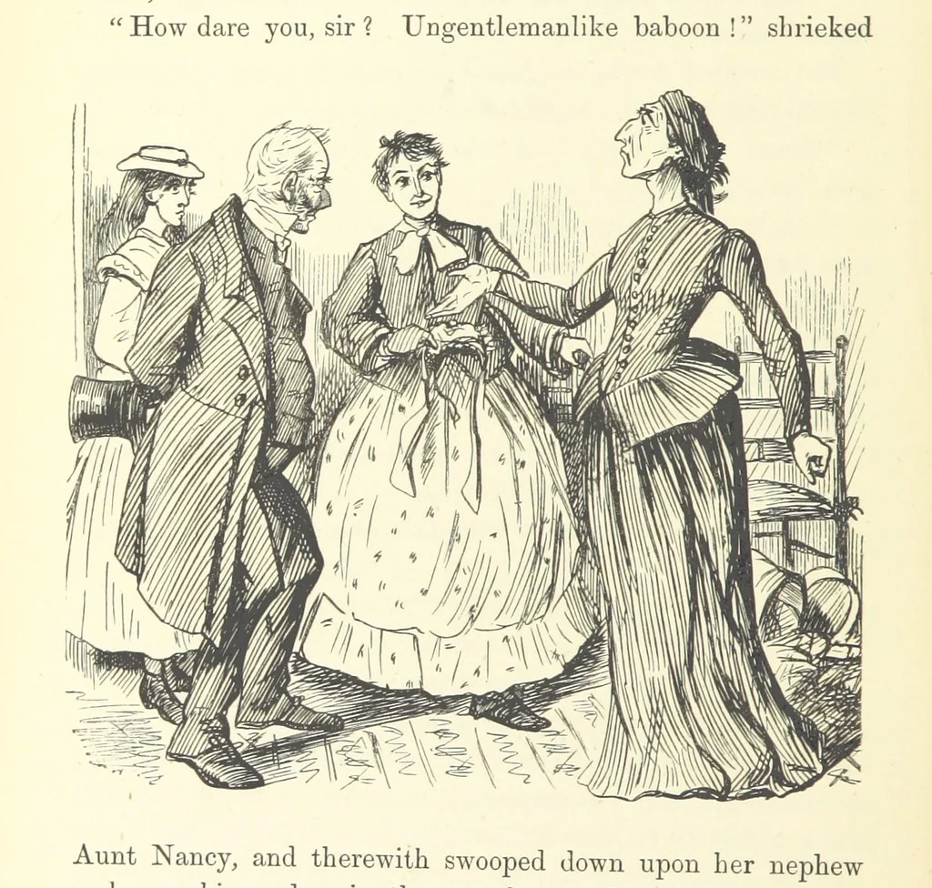 An illustration from The Dove's Nest and other tales. By J. Hatton, R. Jefferies, H. S. Clarke, etc, 1886, leaf 138