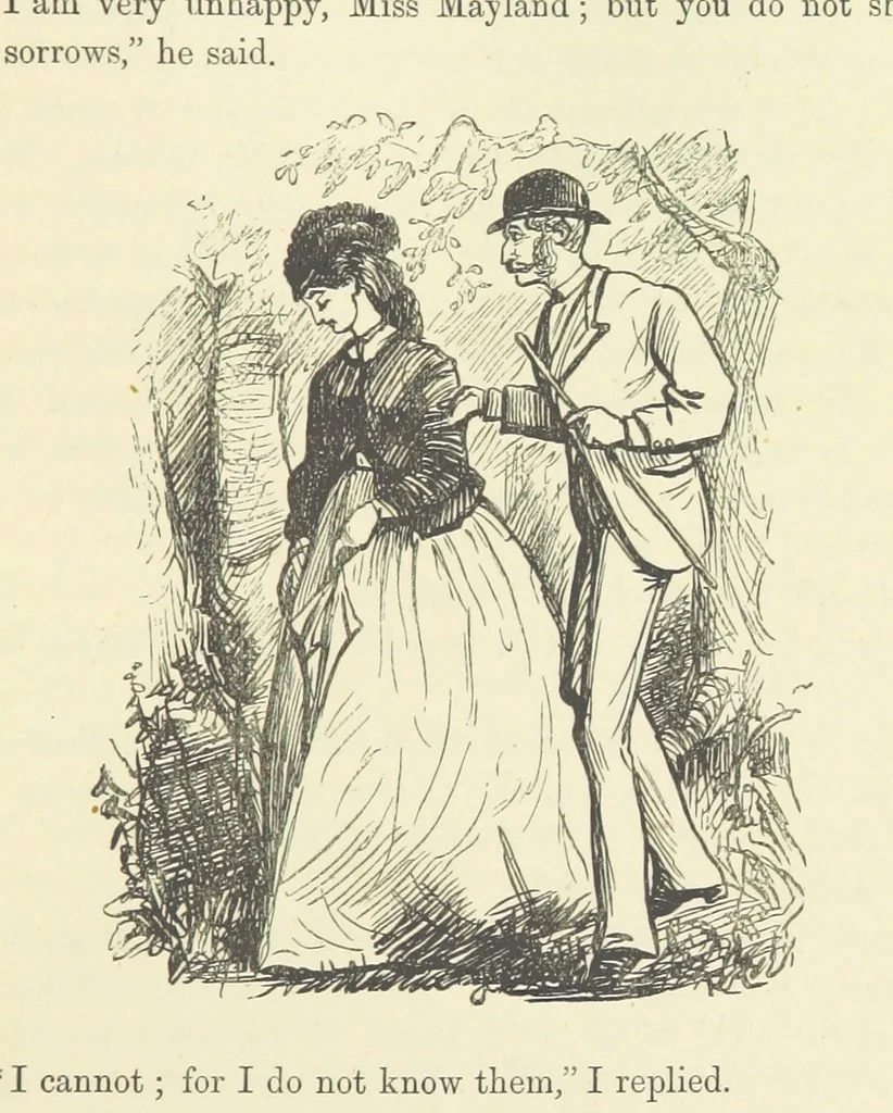 An illustration from The Dove's Nest and other tales. By J. Hatton, R. Jefferies, H. S. Clarke, etc, 1886, leaf 151