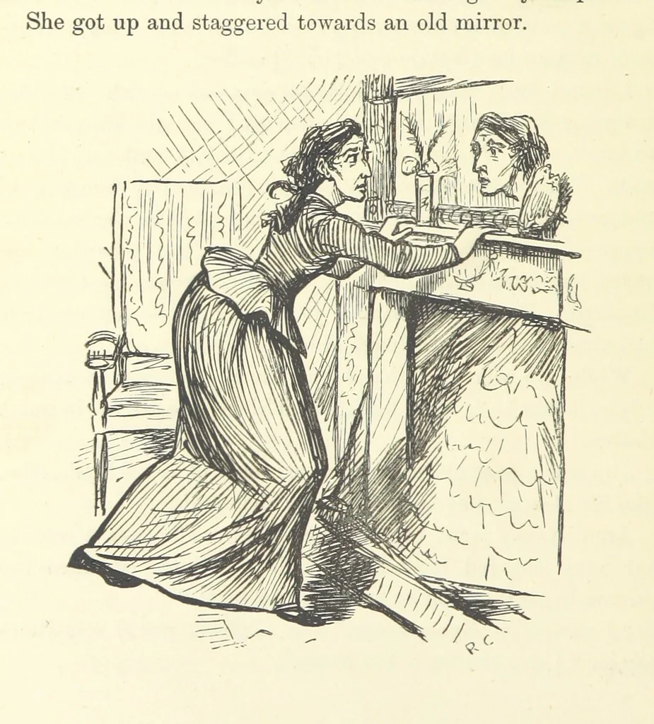 An illustration from The Dove's Nest and other tales. By J. Hatton, R. Jefferies, H. S. Clarke, etc, 1886, leaf 160