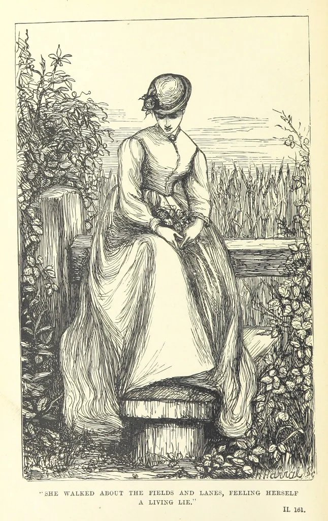 An illustration from The Dove's Nest and other tales. By J. Hatton, R. Jefferies, H. S. Clarke, etc, 1886, leaf 180