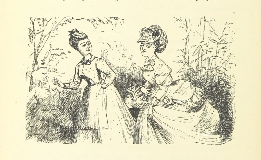 An illustration from The Dove's Nest and other tales. By J. Hatton, R. Jefferies, H. S. Clarke, etc, 1886, leaf 22