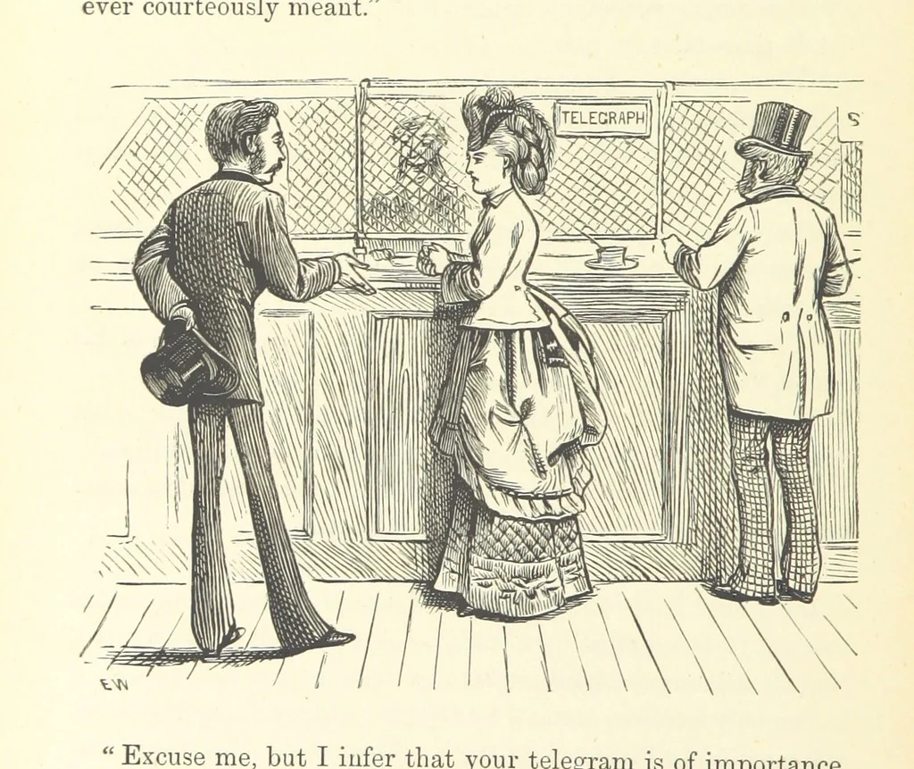 An illustration from The Dove's Nest and other tales. By J. Hatton, R. Jefferies, H. S. Clarke, etc, 1886, leaf 258