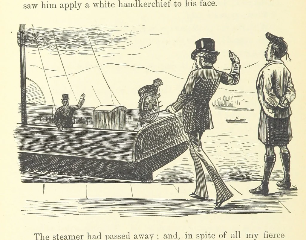 An illustration from The Dove's Nest and other tales. By J. Hatton, R. Jefferies, H. S. Clarke, etc, 1886, leaf 264