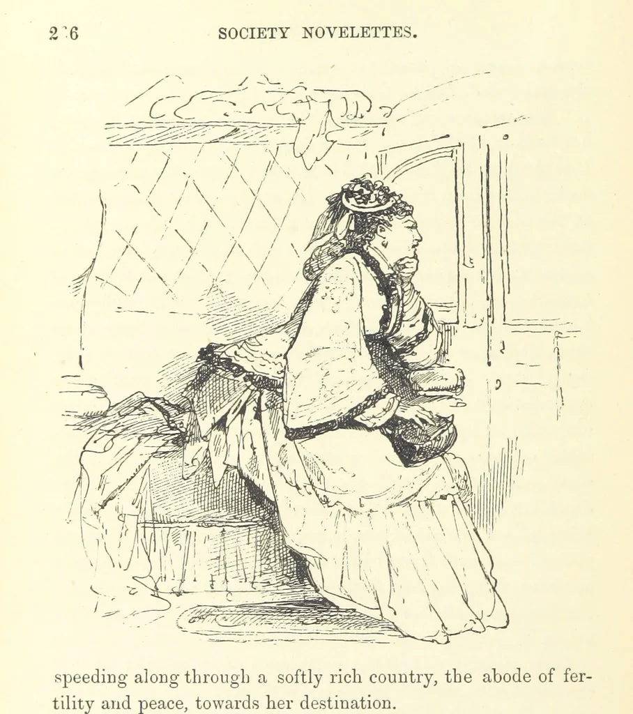 An illustration from The Dove's Nest and other tales. By J. Hatton, R. Jefferies, H. S. Clarke, etc, 1886, leaf 292