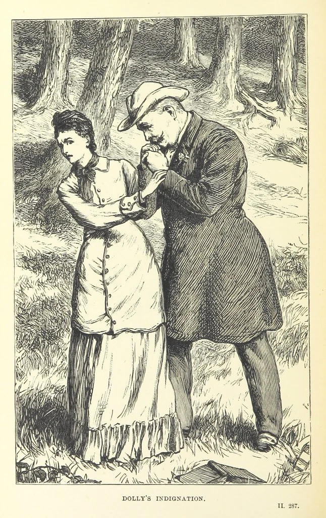 An illustration from The Dove's Nest and other tales. By J. Hatton, R. Jefferies, H. S. Clarke, etc, 1886, leaf 314