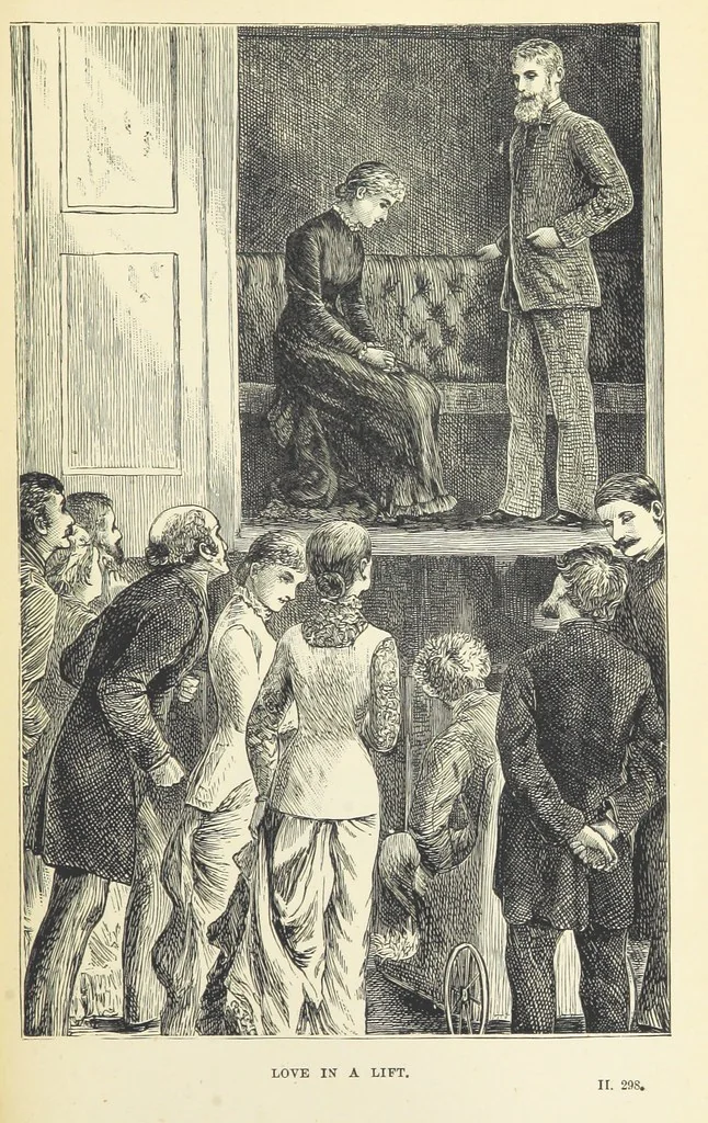 An illustration from The Dove's Nest and other tales. By J. Hatton, R. Jefferies, H. S. Clarke, etc, 1886, leaf 327
