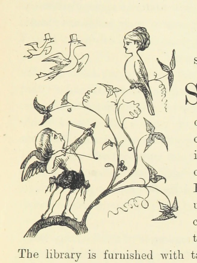 An illustration from The Dove's Nest and other tales. By J. Hatton, R. Jefferies, H. S. Clarke, etc, 1886, leaf 35