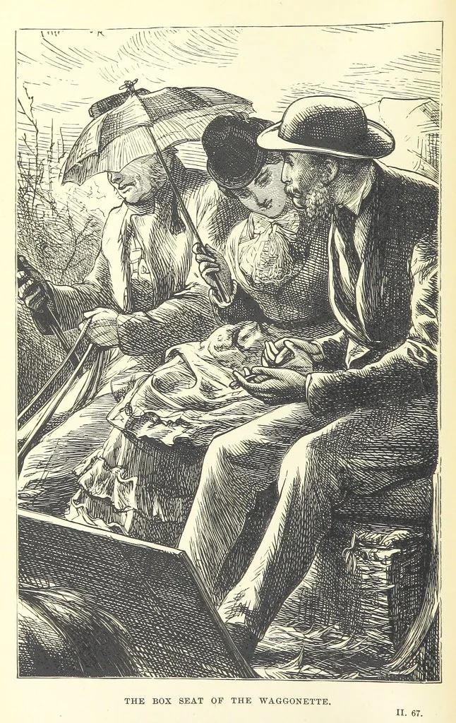 An illustration from The Dove's Nest and other tales. By J. Hatton, R. Jefferies, H. S. Clarke, etc, 1886, leaf 82