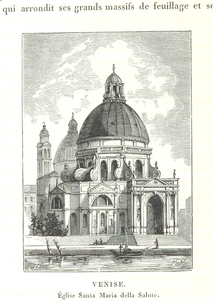 An illustration from Amsterdam et Venise. Ouvrage enrichi de sept eauxfortes par MM. L. Flameng et Gaucherel, et de cent vingt-quatre gravures sur bois, 1876, leaf 100