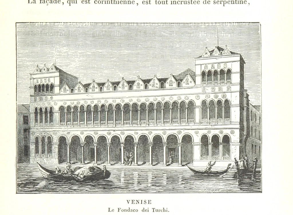 An illustration from Amsterdam et Venise. Ouvrage enrichi de sept eauxfortes par MM. L. Flameng et Gaucherel, et de cent vingt-quatre gravures sur bois, 1876, leaf 143