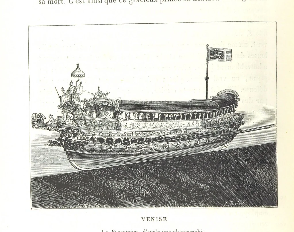 An illustration from Amsterdam et Venise. Ouvrage enrichi de sept eauxfortes par MM. L. Flameng et Gaucherel, et de cent vingt-quatre gravures sur bois, 1876, leaf 172