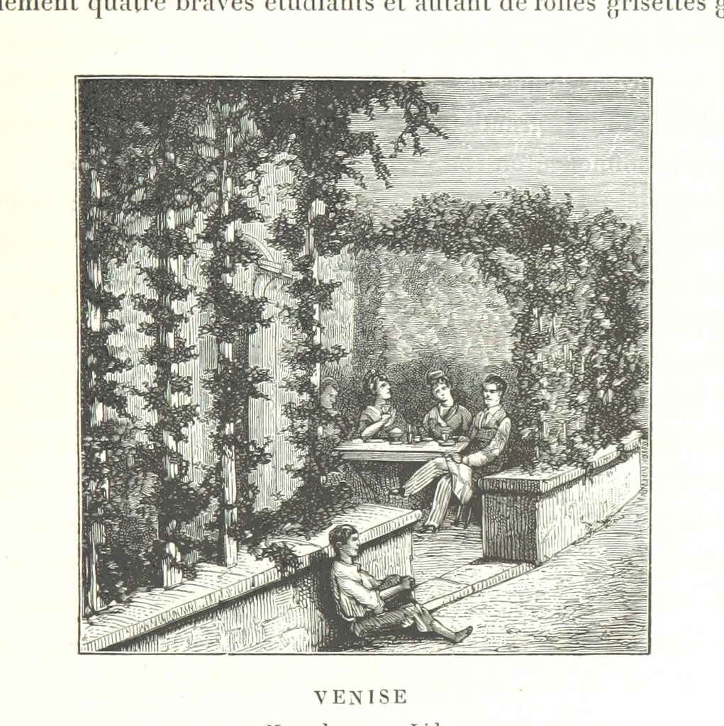 An illustration from Amsterdam et Venise. Ouvrage enrichi de sept eauxfortes par MM. L. Flameng et Gaucherel, et de cent vingt-quatre gravures sur bois, 1876, leaf 177