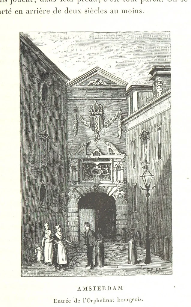 An illustration from Amsterdam et Venise. Ouvrage enrichi de sept eauxfortes par MM. L. Flameng et Gaucherel, et de cent vingt-quatre gravures sur bois, 1876, leaf 207