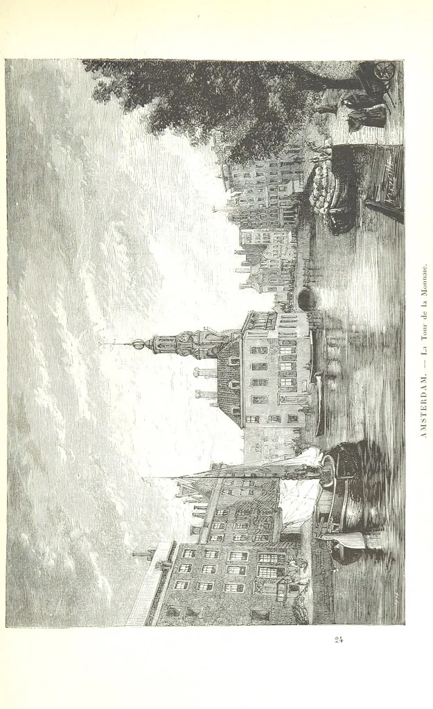 An illustration from Amsterdam et Venise. Ouvrage enrichi de sept eauxfortes par MM. L. Flameng et Gaucherel, et de cent vingt-quatre gravures sur bois, 1876, leaf 215