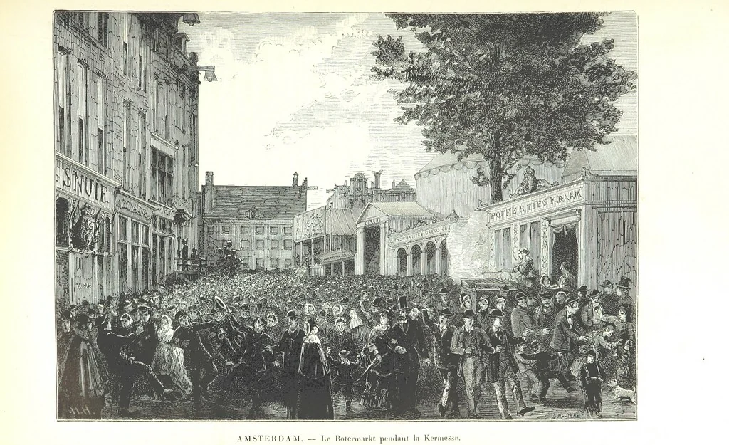 An illustration from Amsterdam et Venise. Ouvrage enrichi de sept eauxfortes par MM. L. Flameng et Gaucherel, et de cent vingt-quatre gravures sur bois, 1876, leaf 226