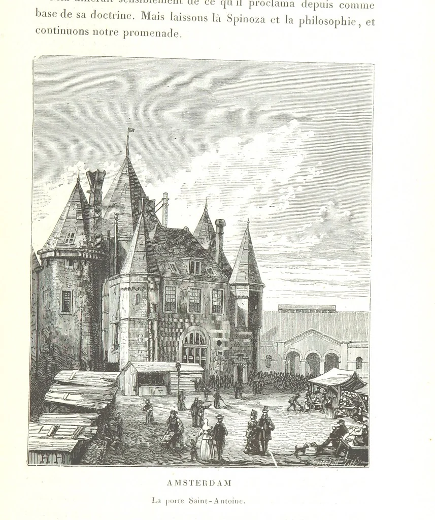 An illustration from Amsterdam et Venise. Ouvrage enrichi de sept eauxfortes par MM. L. Flameng et Gaucherel, et de cent vingt-quatre gravures sur bois, 1876, leaf 239
