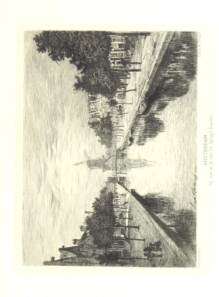 An illustration from Amsterdam et Venise. Ouvrage enrichi de sept eauxfortes par MM. L. Flameng et Gaucherel, et de cent vingt-quatre gravures sur bois, 1876, leaf 251