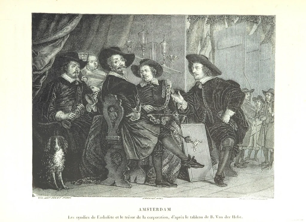 An illustration from Amsterdam et Venise. Ouvrage enrichi de sept eauxfortes par MM. L. Flameng et Gaucherel, et de cent vingt-quatre gravures sur bois, 1876, leaf 268