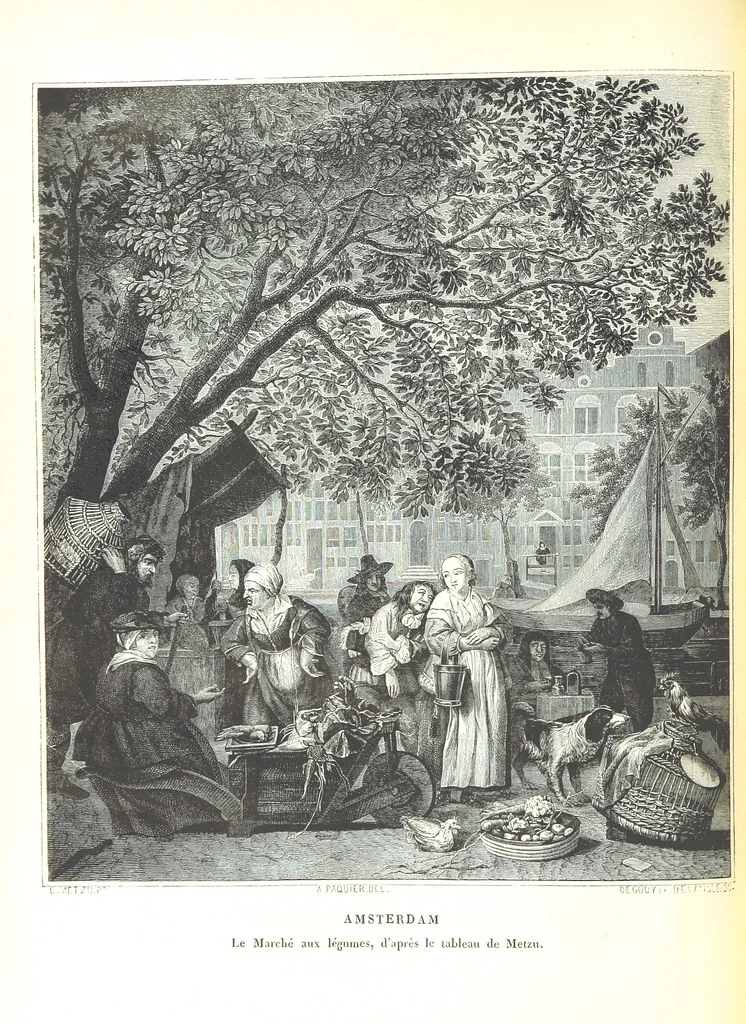 An illustration from Amsterdam et Venise. Ouvrage enrichi de sept eauxfortes par MM. L. Flameng et Gaucherel, et de cent vingt-quatre gravures sur bois, 1876, leaf 276