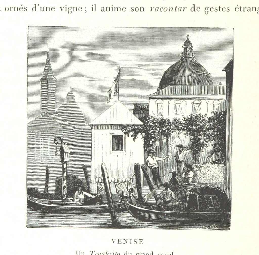 An illustration from Amsterdam et Venise. Ouvrage enrichi de sept eauxfortes par MM. L. Flameng et Gaucherel, et de cent vingt-quatre gravures sur bois, 1876, leaf 326