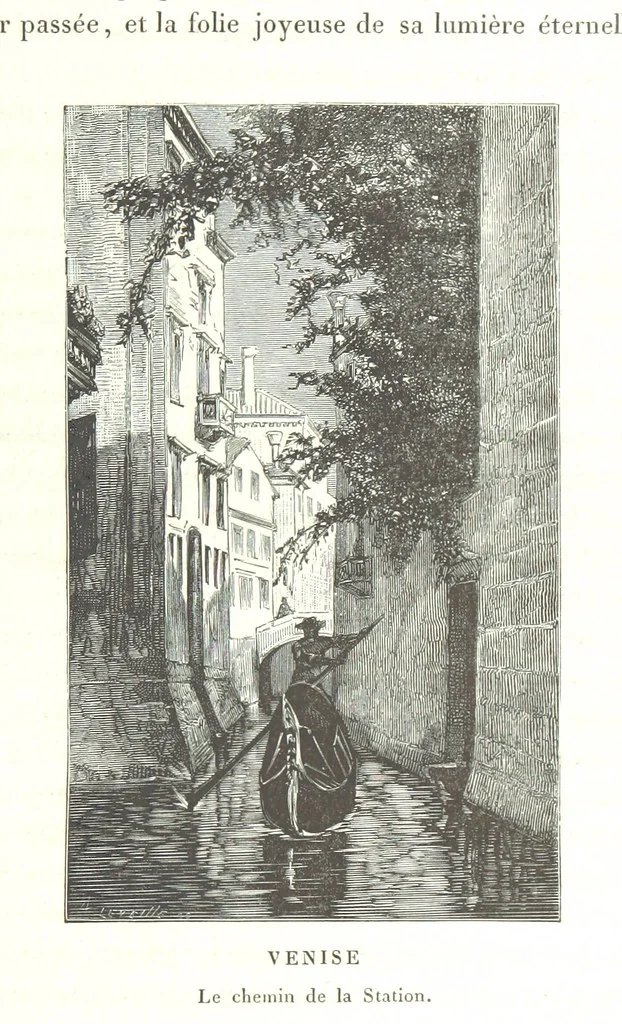 An illustration from Amsterdam et Venise. Ouvrage enrichi de sept eauxfortes par MM. L. Flameng et Gaucherel, et de cent vingt-quatre gravures sur bois, 1876, leaf 33