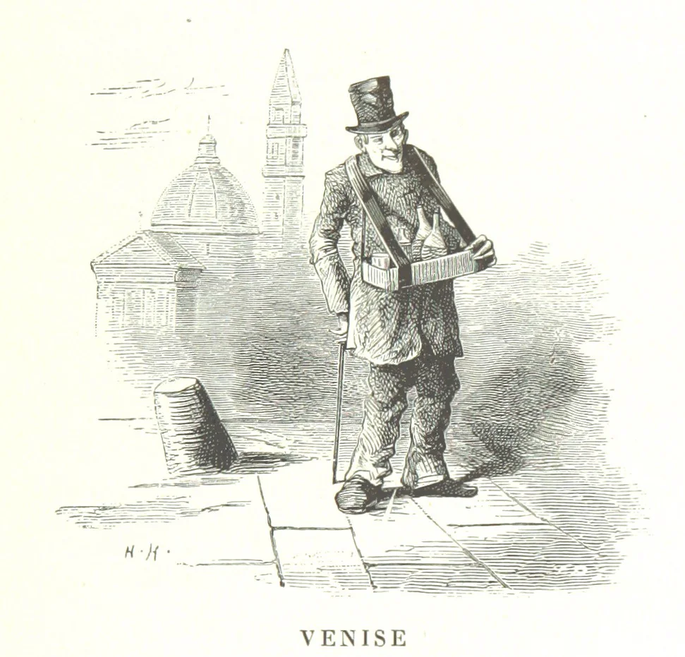 An illustration from Amsterdam et Venise. Ouvrage enrichi de sept eauxfortes par MM. L. Flameng et Gaucherel, et de cent vingt-quatre gravures sur bois, 1876, leaf 343