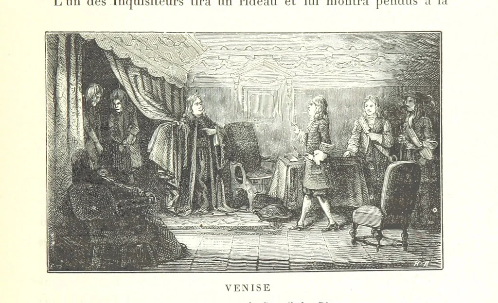 An illustration from Amsterdam et Venise. Ouvrage enrichi de sept eauxfortes par MM. L. Flameng et Gaucherel, et de cent vingt-quatre gravures sur bois, 1876, leaf 345